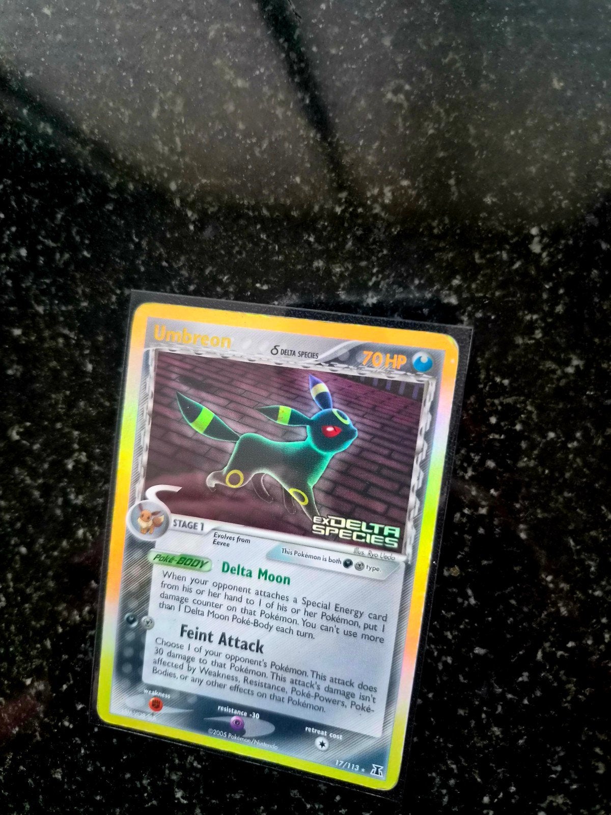 Umbreon Delta Spieces STAMPED, Ophalen of Verzenden