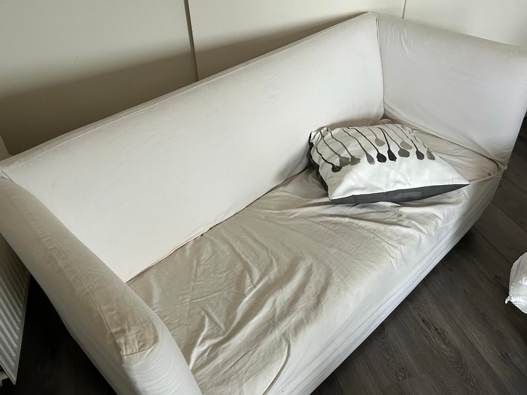 Comfortabele gebruikte bank met afneembare hoes, Ophalen, Knus, Gebruikt, 150 tot 200 cm