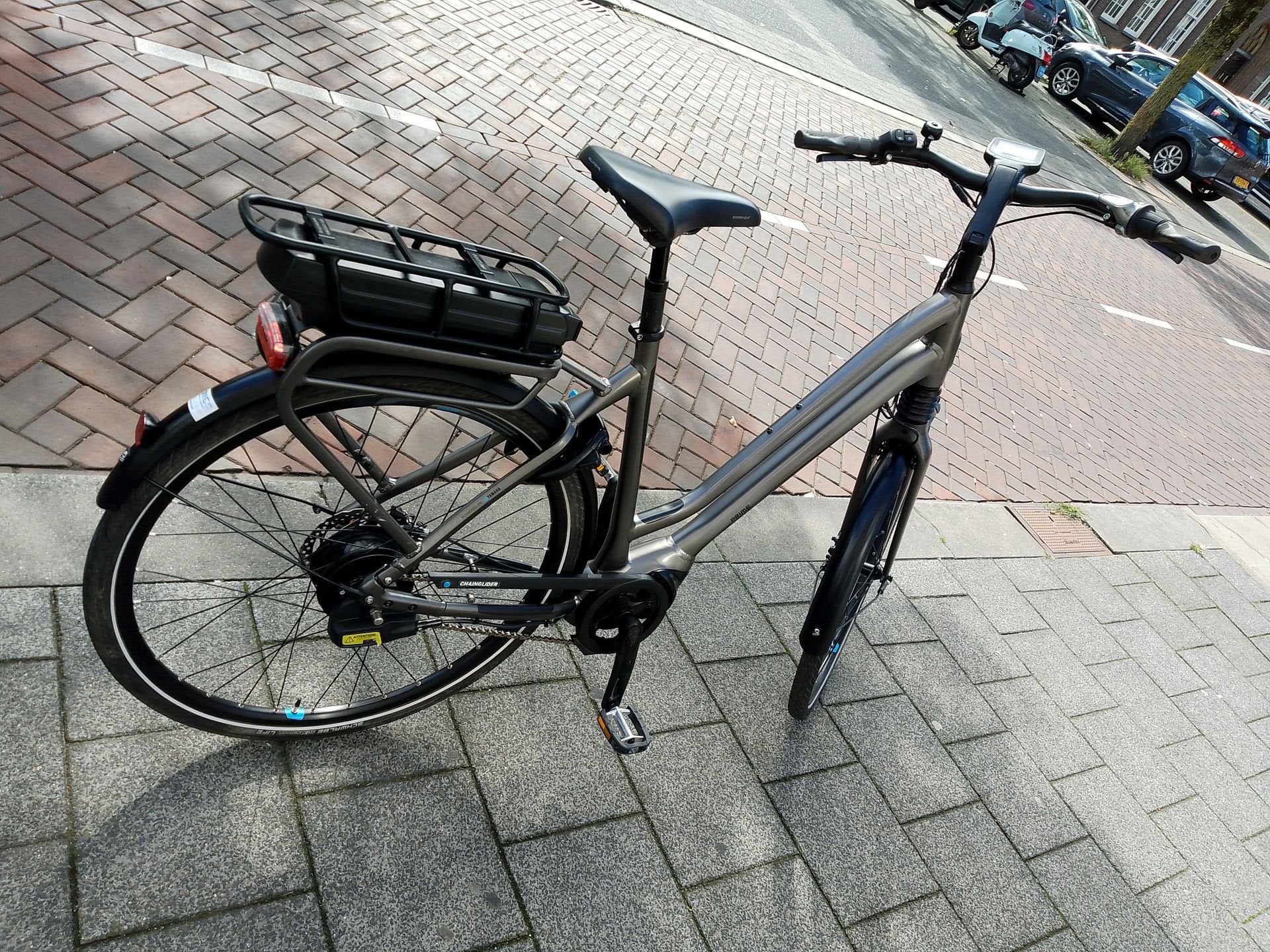 Giant Prime+ d56 elektrische fiets middenm.+enviolo auto, -, -, Zo goed als nieuw, -