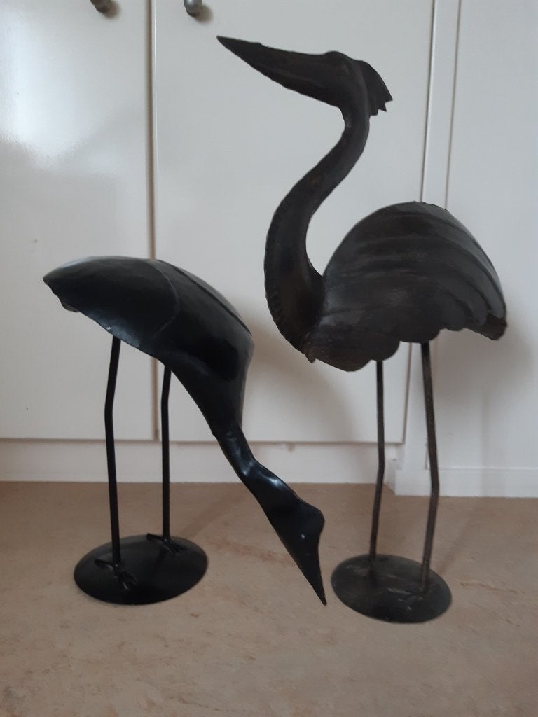 IJzeren kraanvogel en reiger, Ophalen of Verzenden, Zo goed als nieuw, Dier