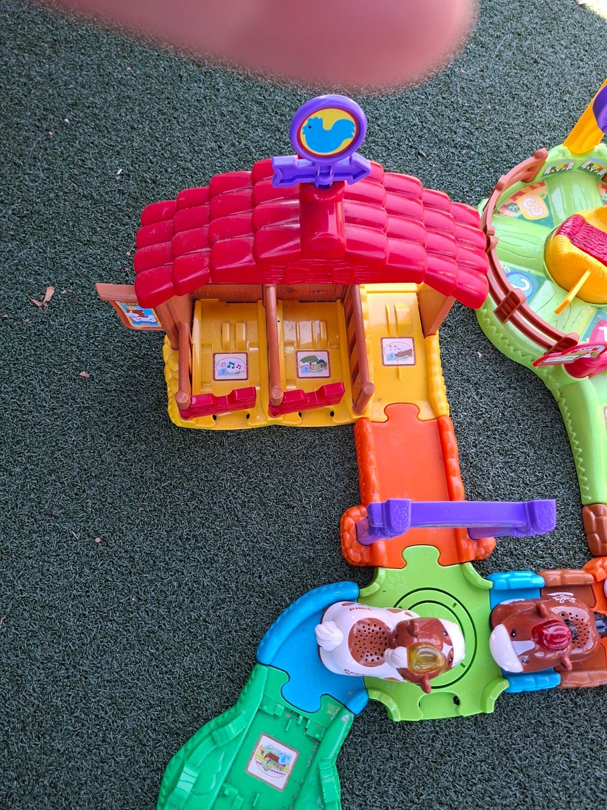 VTech Zoef Zoef Dieren Manege Speelset, Ophalen of Verzenden, Zo goed als nieuw, Jongen of Meisje
