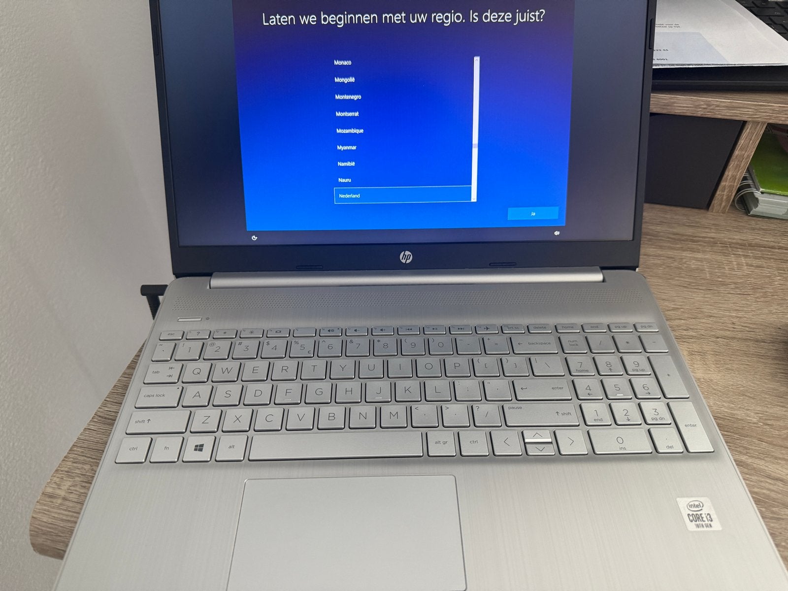 HP Laptop 15,6-inch Intel Core i3 10e Gen - weinig gebruikt!, Computers en Software, Windows Laptops, Ophalen, Gebruikt, SSD, 15 inch