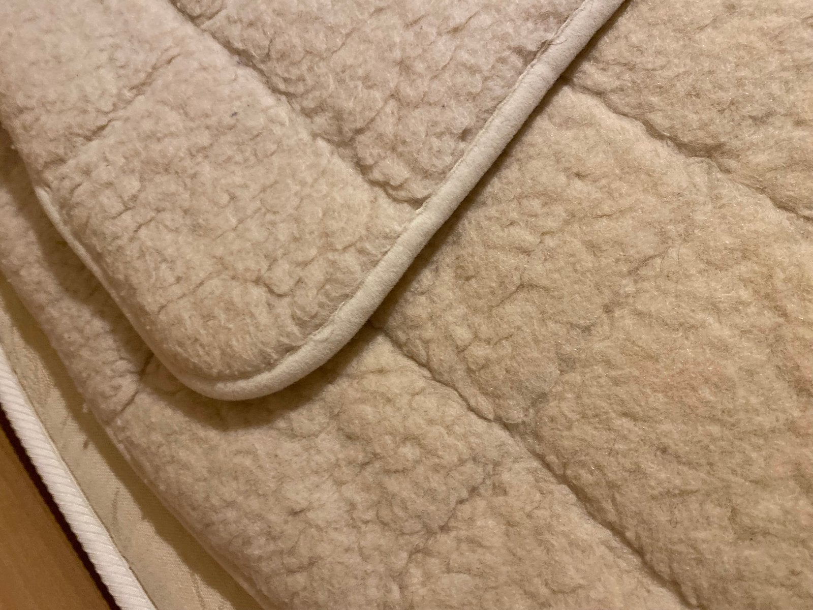 Twee schwebeleight onderleggers matras anti reuma wol, Ophalen, Eenpersoons, Wit, Overige typen