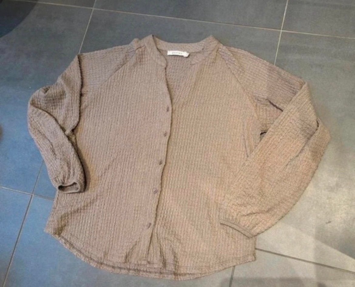 Costes blouse maat M, Kleding | Dames, Ophalen of Verzenden, Zo goed als nieuw, Maat 38/40 (M), Beige