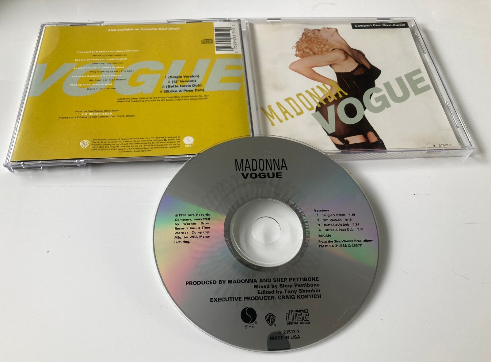 Madonna - Vogue (nieuwstaat), Ophalen of Verzenden, Zo goed als nieuw, Pop