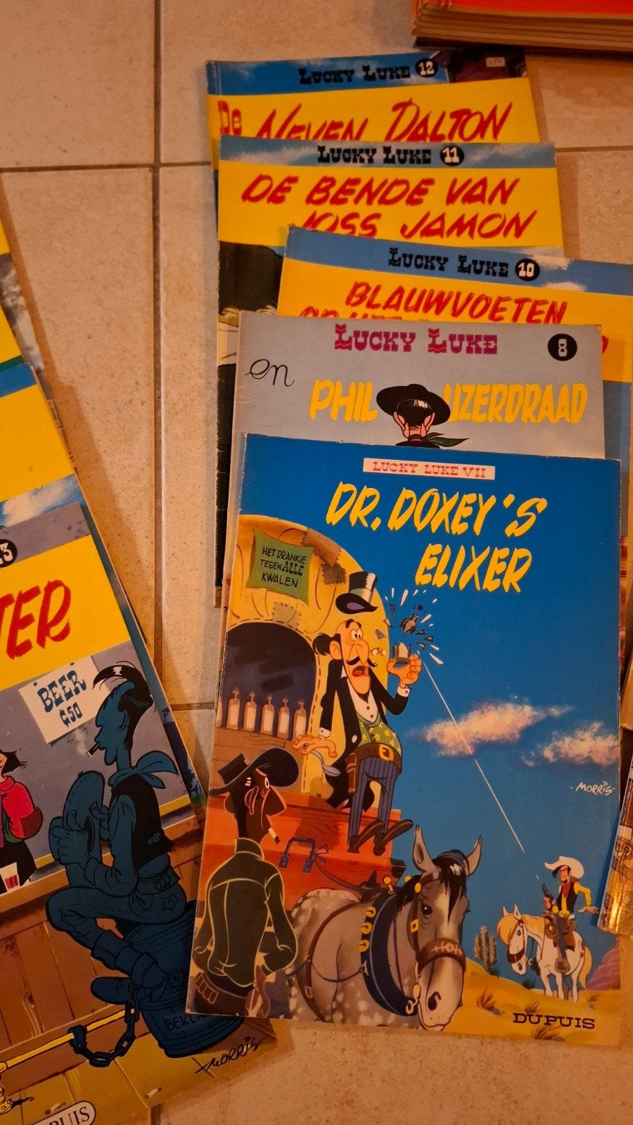 Lucky Luck stripboeken 12 stuks, Boeken, Meerdere stripboeken, Ophalen of Verzenden, Gelezen