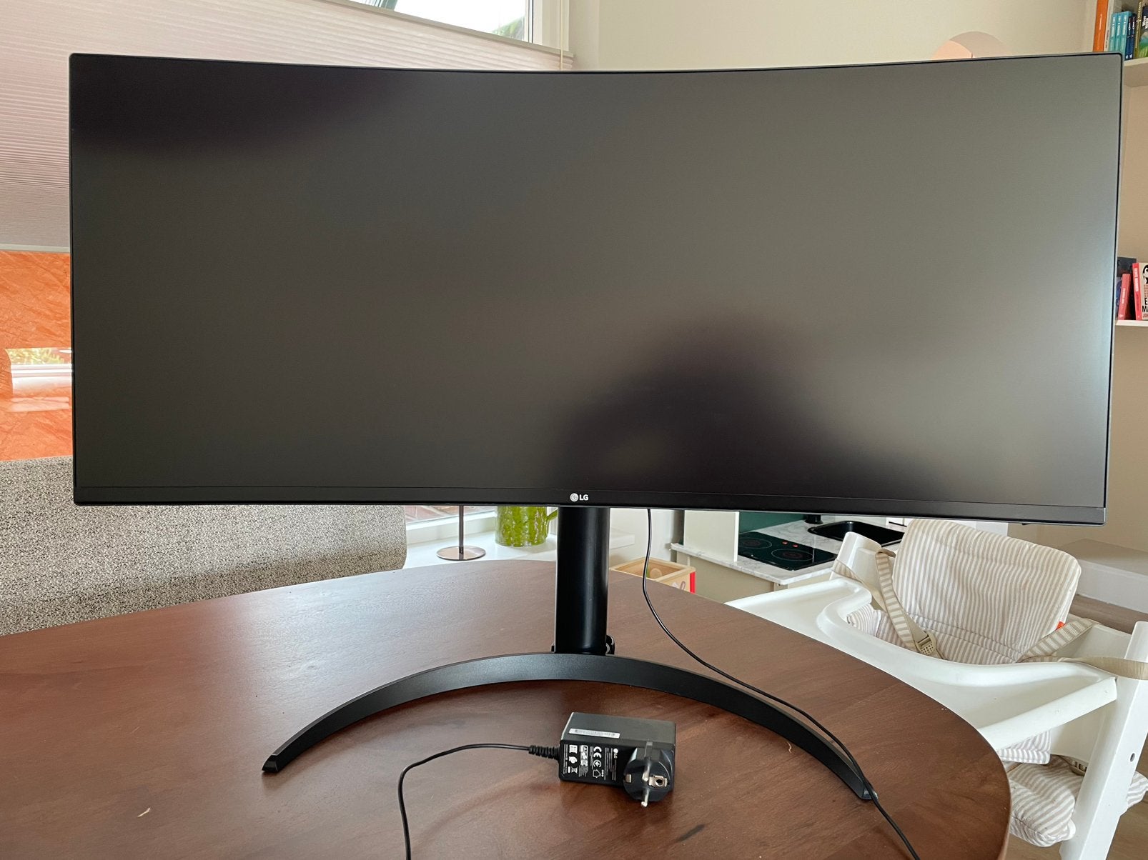 LG 34 inch curved 34WP65C, Computers en Software, Monitoren, Ophalen, IPS, Curved, Zo goed als nieuw