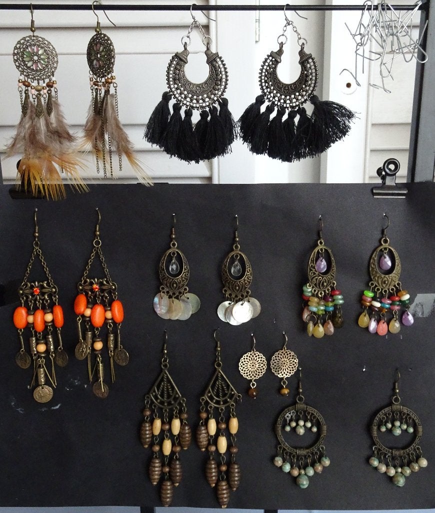 Sieraden; Heel veel oorbellen en nog veel meer, Ophalen of Verzenden, Zo goed als nieuw, Overige kleuren, Overige materialen