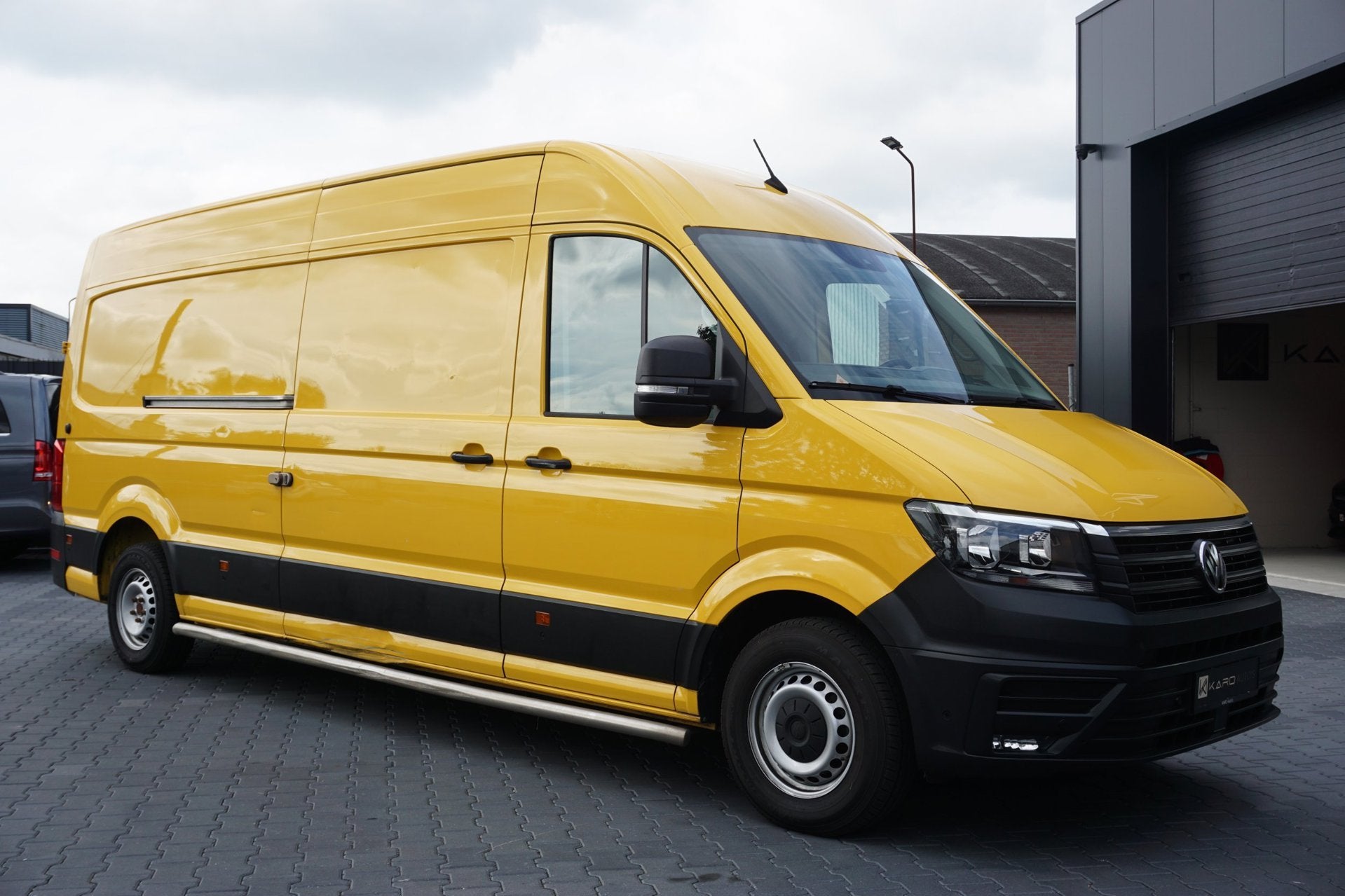 Volkswagen Crafter 35 2.0 TDI L4H3 DC DSG Carplay Cruise Cam, Stof, Gebruikt, 4 cilinders, Volkswagen