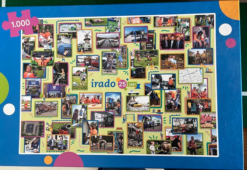 Puzzel Irado 1000 stuk - Compleet, Hobby en Vrije tijd, Denksport en Puzzels, Ophalen, 500 t/m 1500 stukjes, Zo goed als nieuw