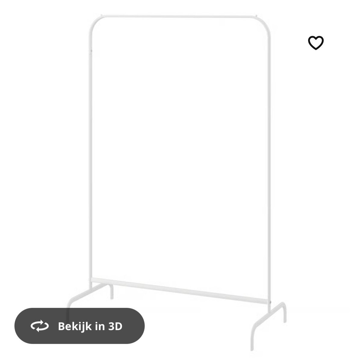Ikea mulig kledingrek, Ophalen, Zo goed als nieuw