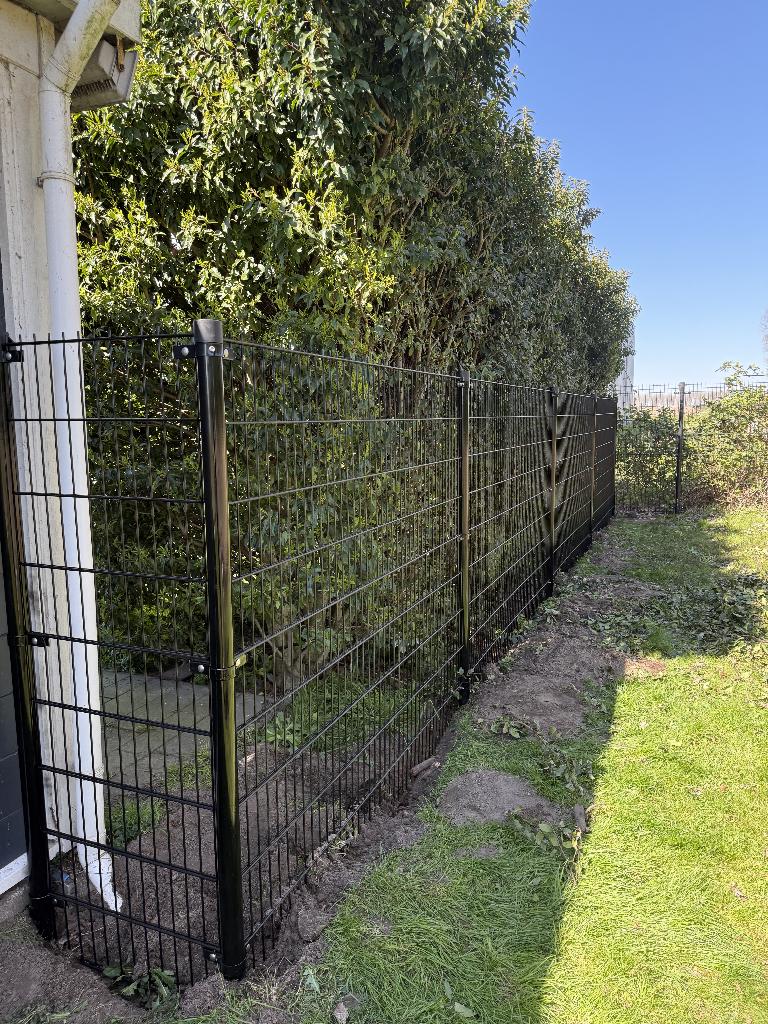Hekwerk, Tuin en Terras, Met poort, Nieuw, Dubbelstaafmat hekwerk, Ophalen of Verzenden