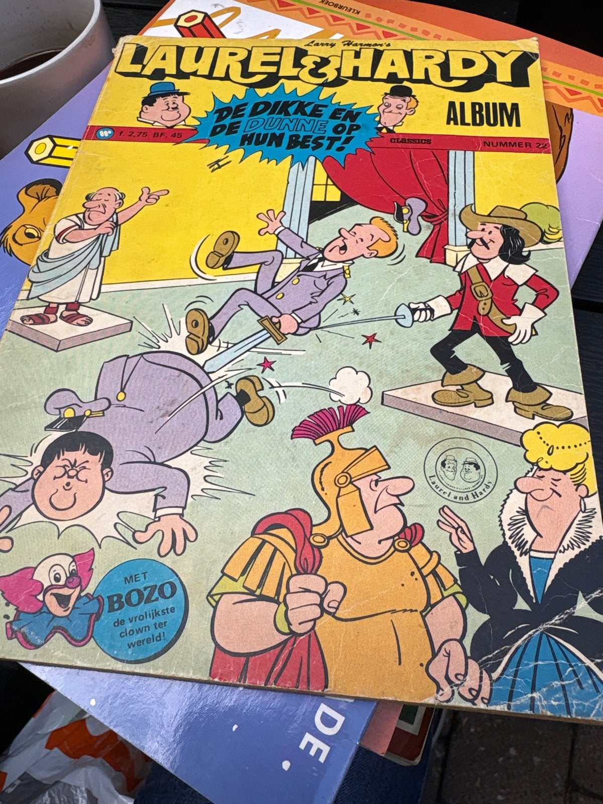 Laurel & Hardy Album Classics Nr22 - De Dikke en de Dunne, Boeken, Eén stripboek, Ophalen of Verzenden, Gelezen