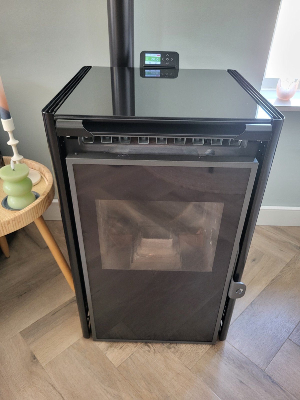 Pelletkachel Ecoforest Creta 6kw, Ophalen, Gebruikt, Overige brandstoffen, Pelletkachel