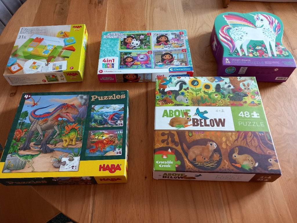 Puzzels per stuk of gezamenlijk, Ophalen, Gebruikt, 10 tot 50 stukjes, 4 tot 6 jaar