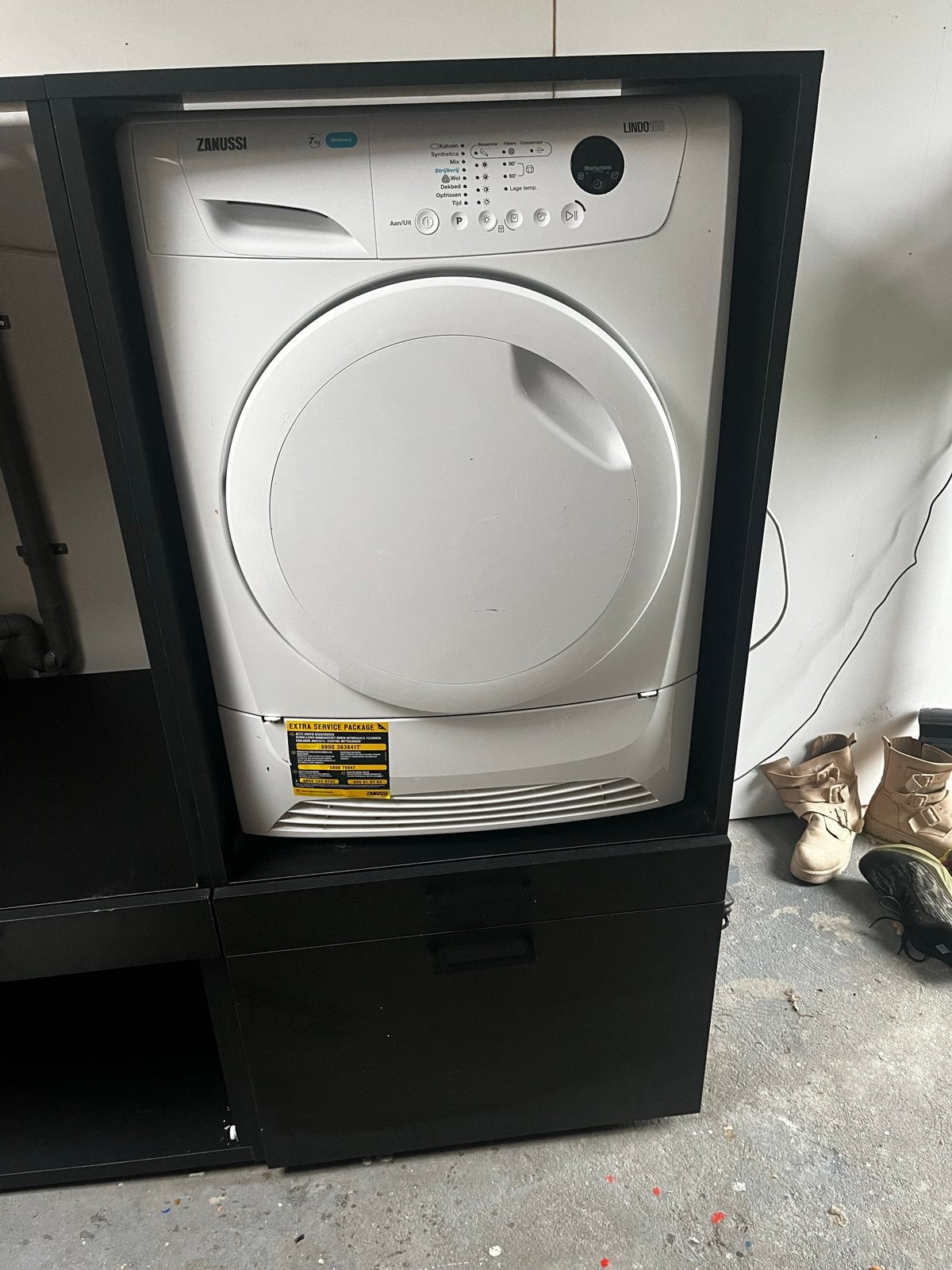 Zanussi Lindo 3000 Droger - Goede staat, Witgoed en Apparatuur, Wasdrogers, Ophalen, 6 tot 8 kg, Gebruikt, Luchtafvoer