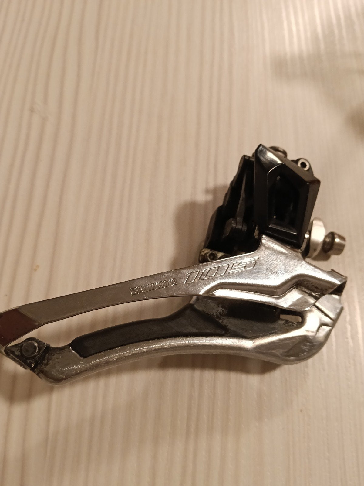 Shimano 105 Voorderailleur - Gebruikt, Fietsen en Brommers, Fietsonderdelen, Ophalen of Verzenden