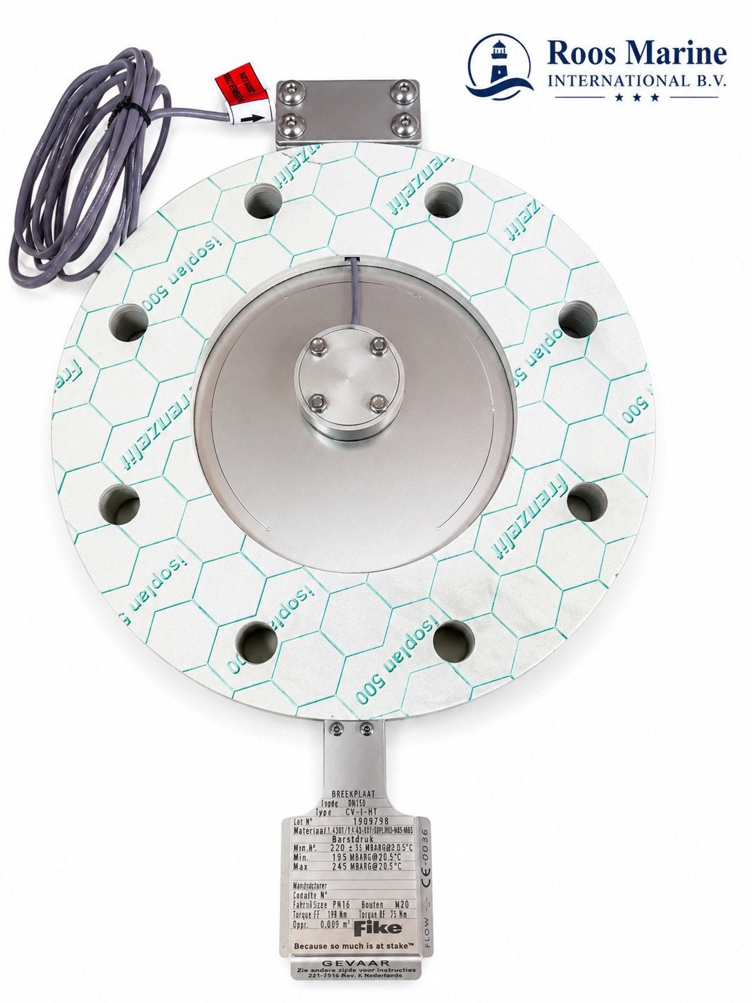 NEW FIKE DN150 CV-I-HT Rupture  Disc Assembly PN16 220mbar, Ophalen of Verzenden, Nb, Nb, Nb