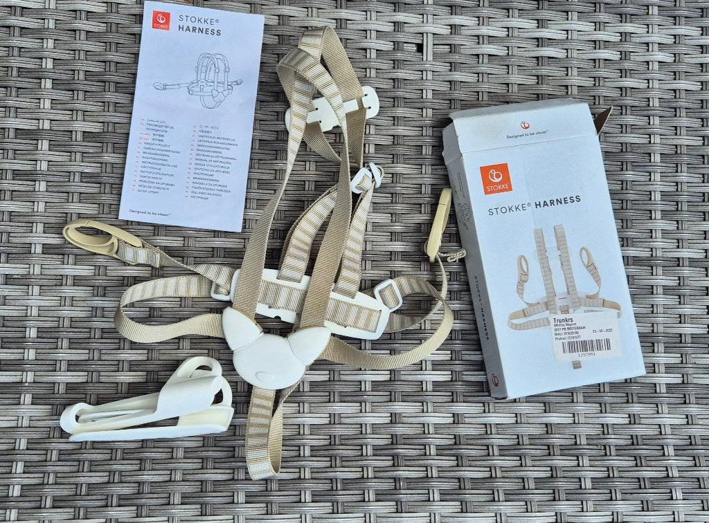 Stokke harnees, Ophalen, Zo goed als nieuw, Meegroeistoel