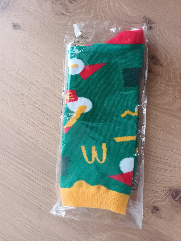 Sokken McDonalds Mc Donalds maat 43 46 43-46 nieuw nieuwe, Ophalen of Verzenden, Nieuw, Maat 43 t/m 46, Mc Donalds