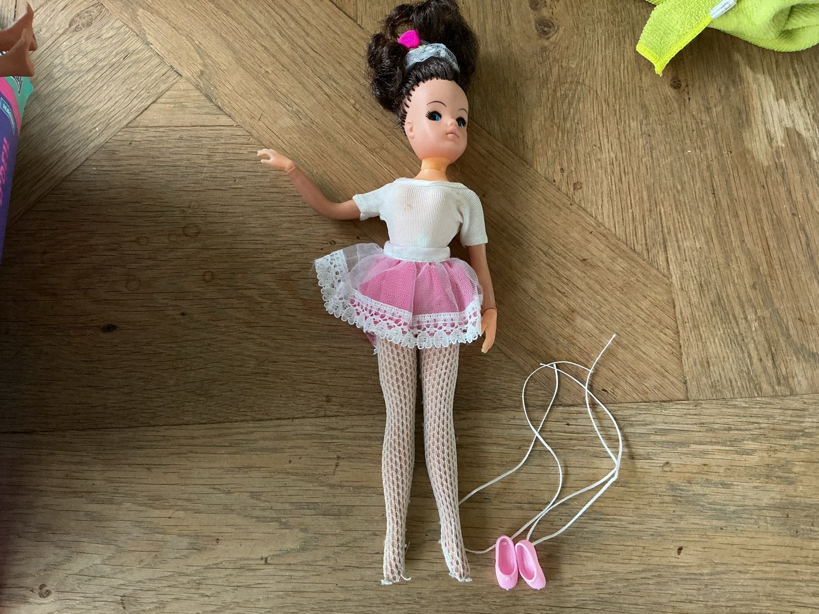 Vintage Pedigree Sindy pop "Active Ballerina" compleet, Kinderen en Baby's, Speelgoed | Poppen, Ophalen of Verzenden, Gebruikt