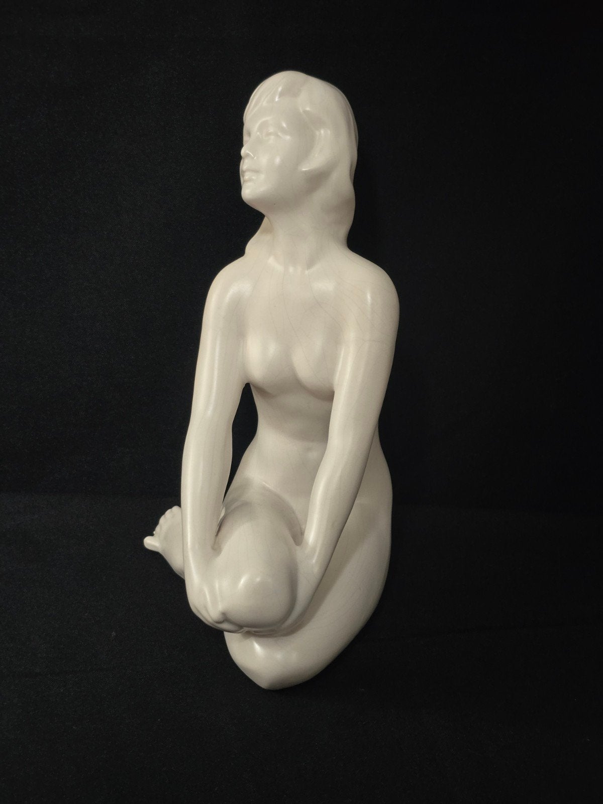 Flora Keramiek plateel Vintage charmante dame. 1954-196, Antiek en Kunst, Ophalen of Verzenden