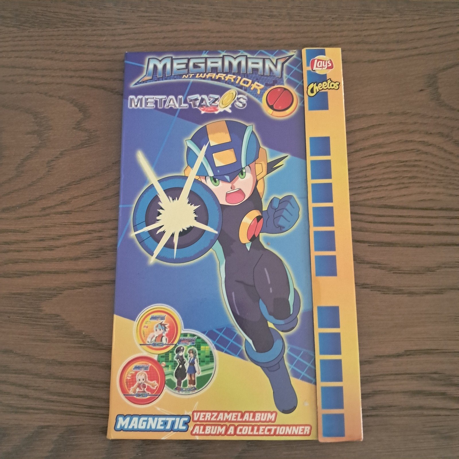 Megaman NT Warrior Metal Taz's verzamelalbum met flippo's, Verzamelen, Ophalen of Verzenden, Verzameling, Met verzamelmap(pen)
