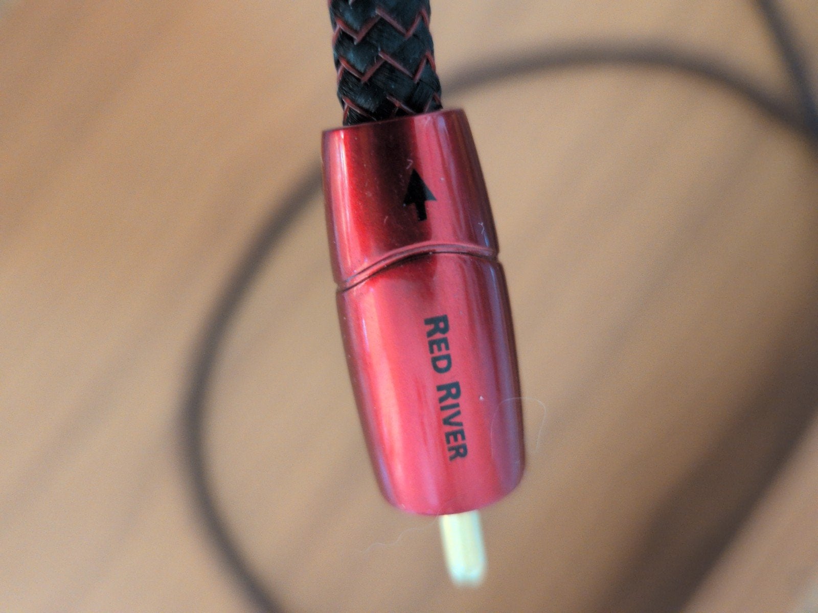 AudioQuest Red River Interlink-kabel (RCA) 75 cm., Audio, Tv en Foto, Audiokabels en Televisiekabels, Ophalen of Verzenden, Zo goed als nieuw