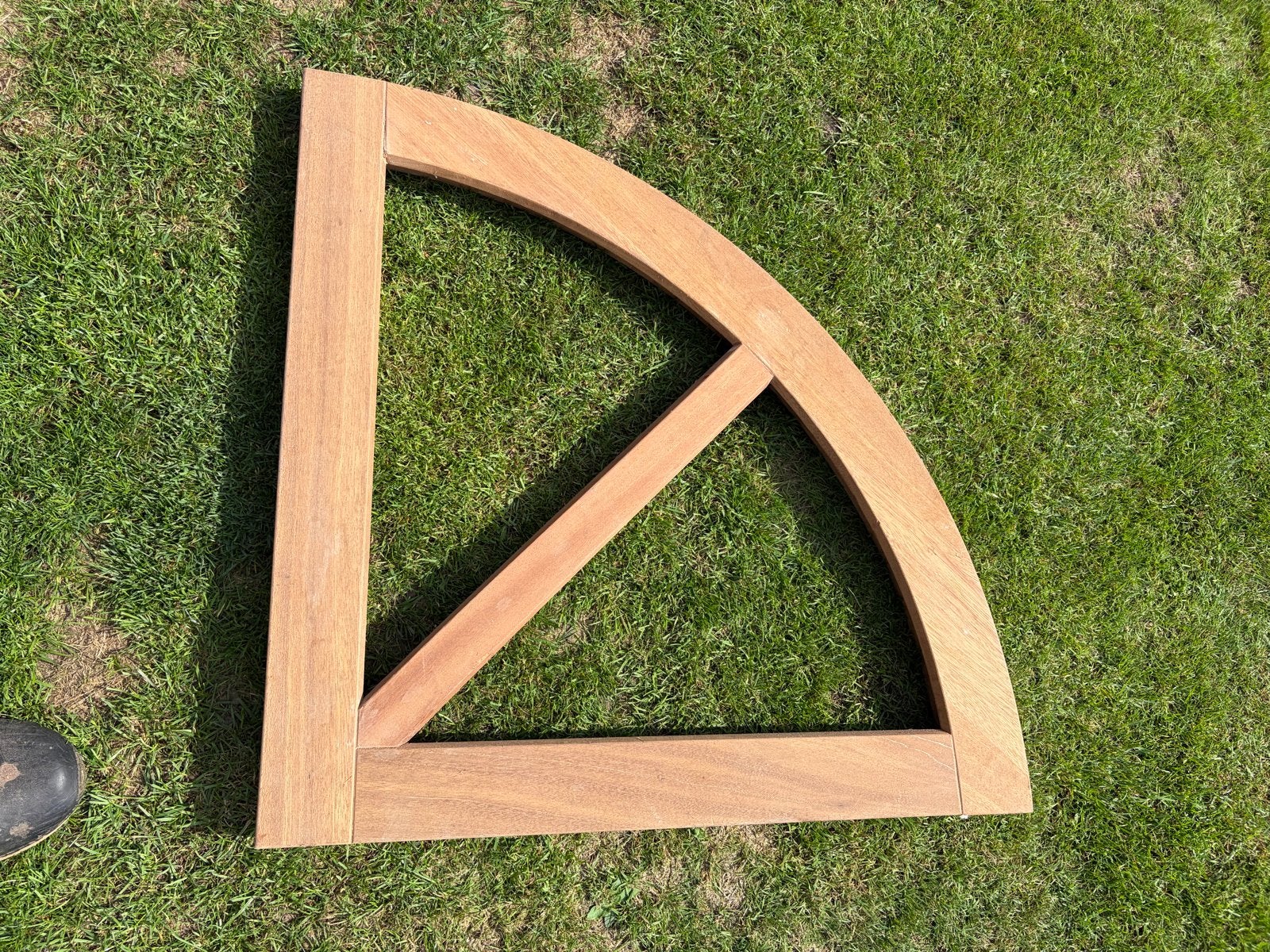 Kwartrond miranti kozijn  70x70x5.5cm, Doe-het-zelf en Verbouw, Overige typen, Ophalen of Verzenden, Zo goed als nieuw, 50 mm of meer