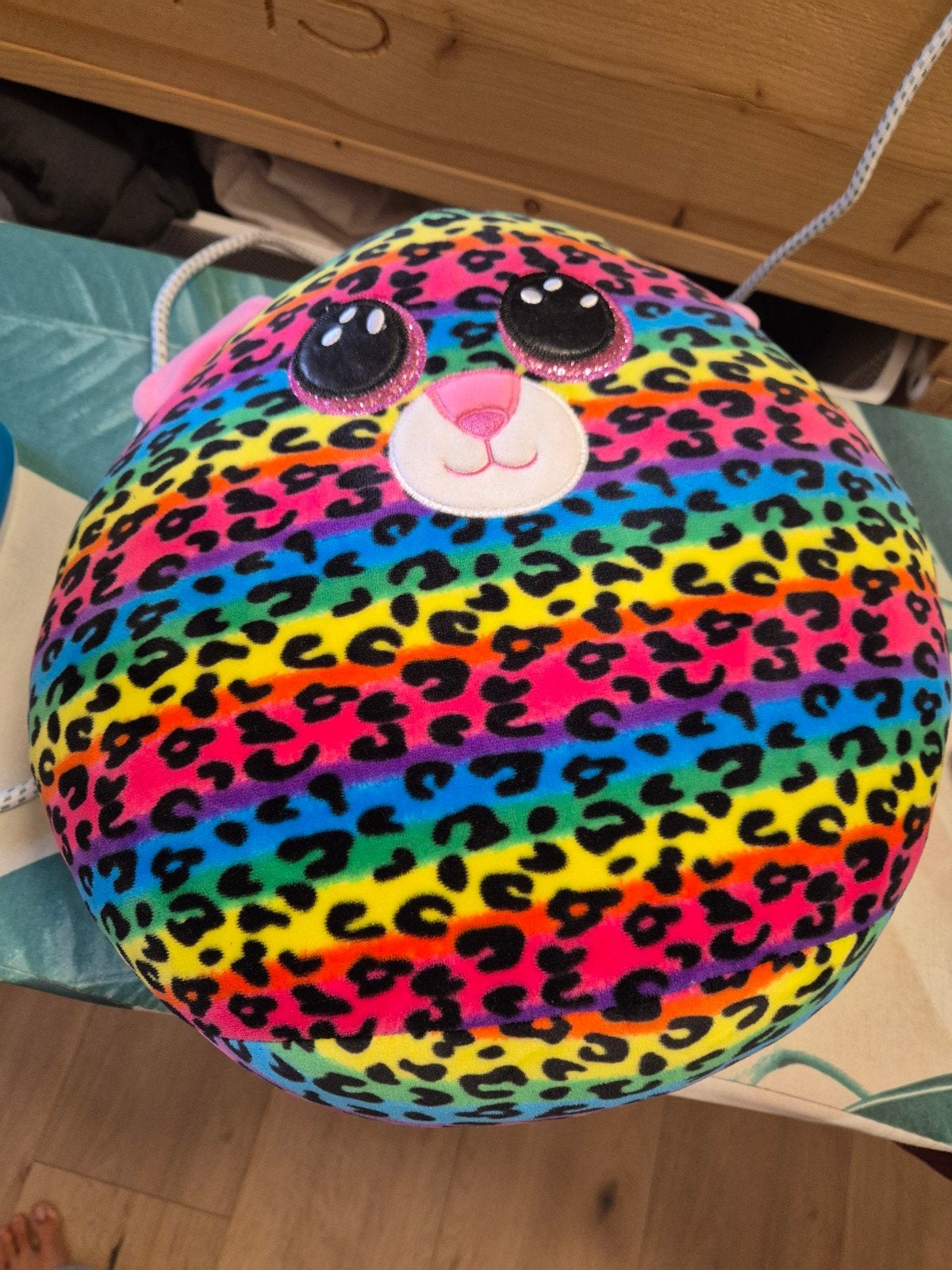 TY Squish-a-Boos Dotty de Regenboog Luipaard Knuffel, Ophalen of Verzenden