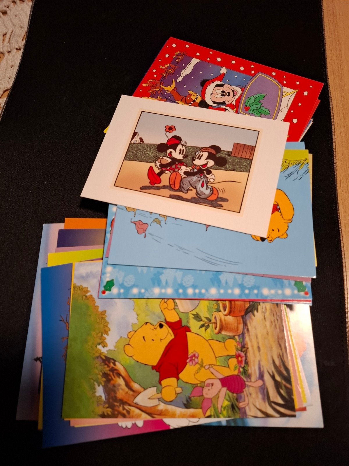 Wenskaarten Disney, Ophalen of Verzenden, Winnie de Poeh of vrienden, Beeldje of Figuurtje
