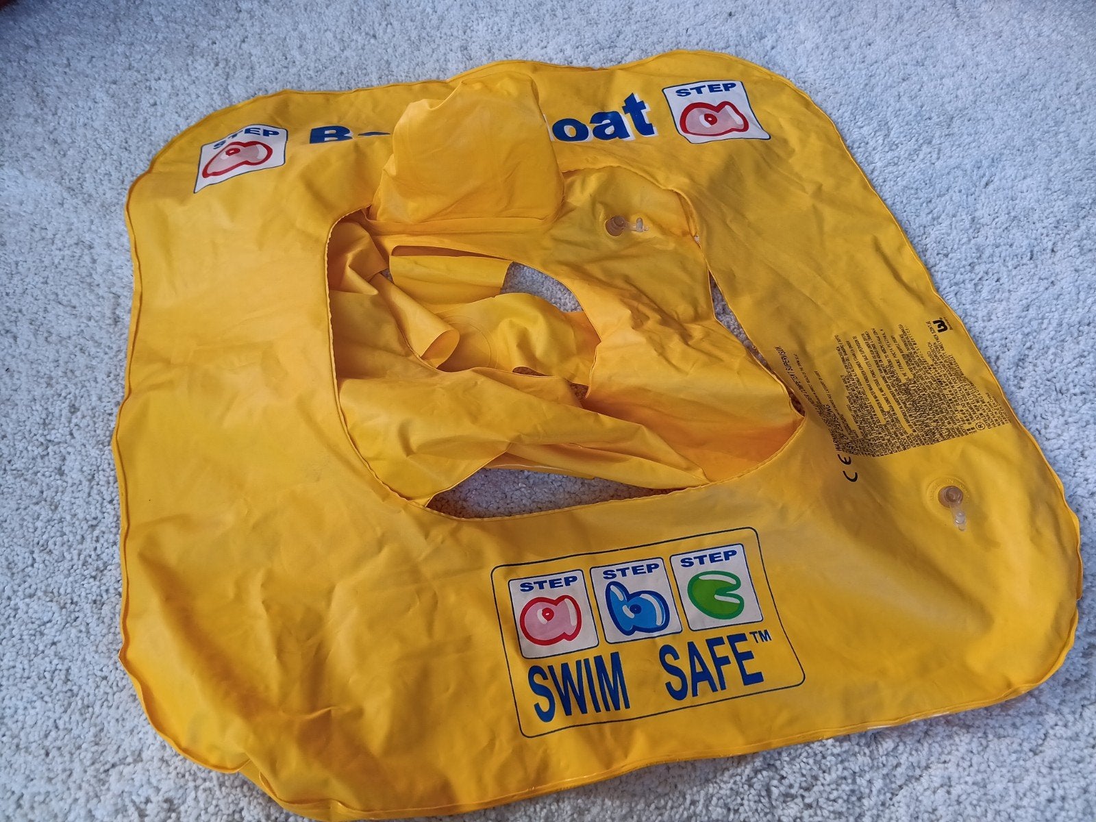 Baby Float Swim Safe Zwemband Geel, Ophalen of Verzenden, Nieuw