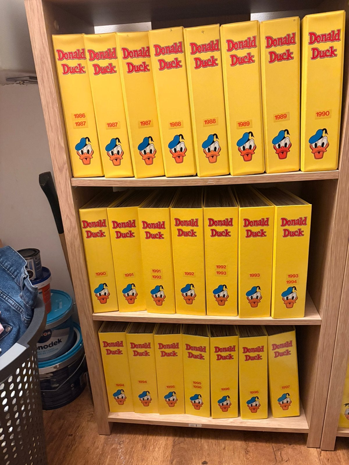 Donald Duck, jaargangen 1987 tm 2014, Top conditie!, Complete serie of reeks, Ophalen, Gelezen