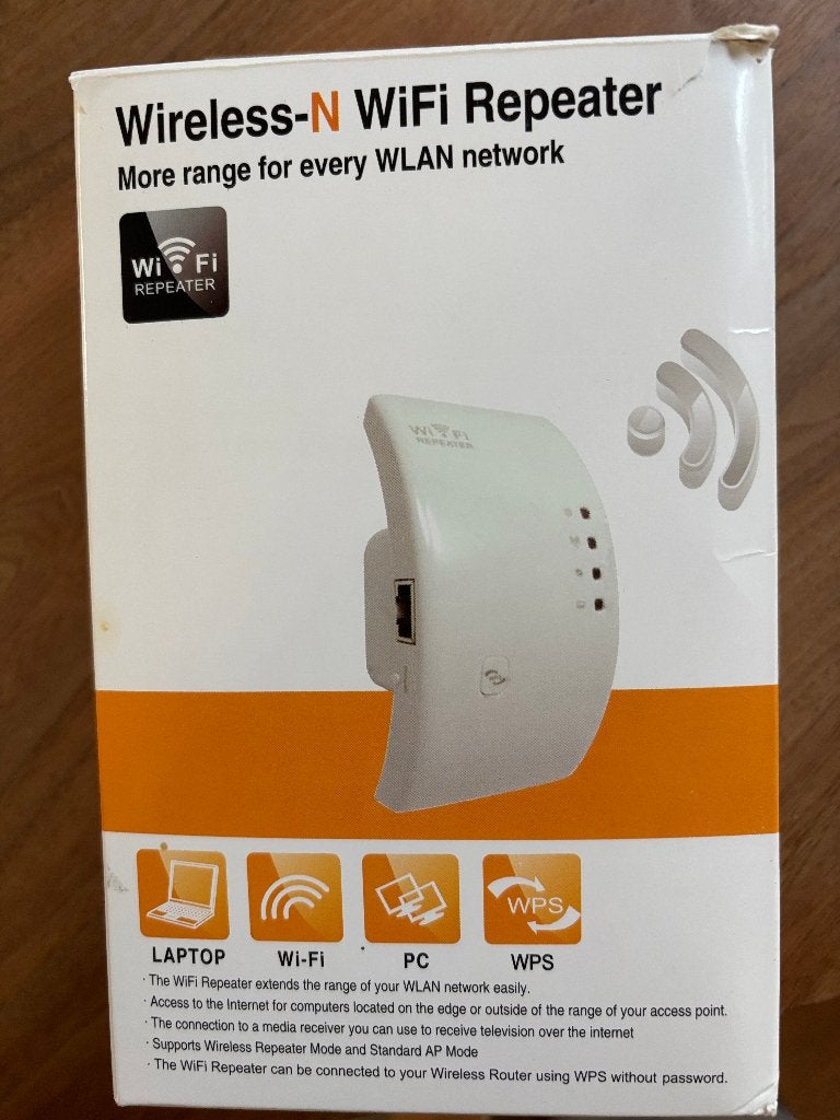 wifi repeater, Ophalen, Nieuw