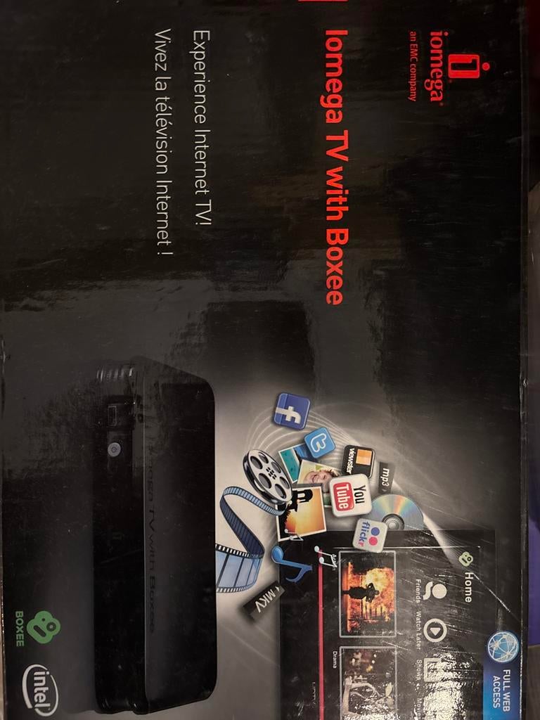 Iomega TV met Boxee - Ervaar Internet TV!, Computers en Software, Harde schijven, Zo goed als nieuw, Ophalen of Verzenden