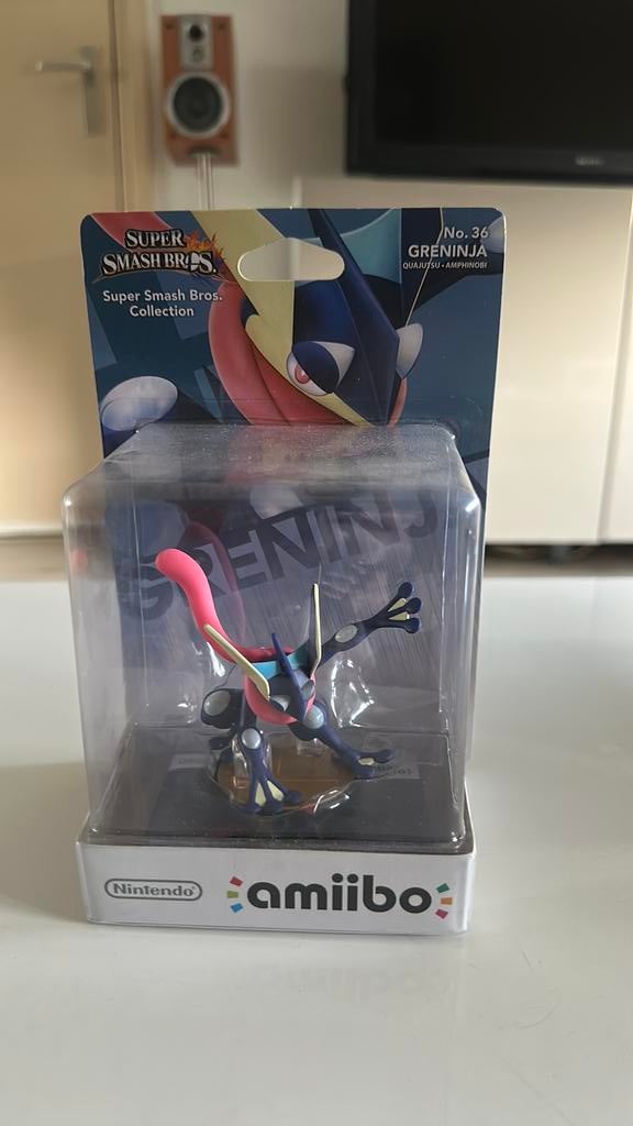 Amiibo Greninja No 36, Ophalen, 1 speler, Nieuw, Vanaf 3 jaar