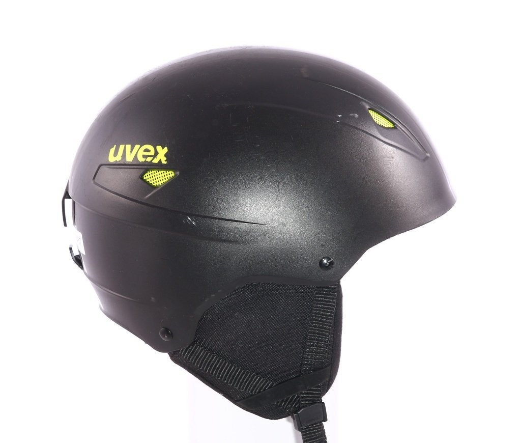 55; 56; 57; 58 cm ski snowboard helm UVEX ECO, Black/green, Overige merken, Gebruikt, Verzenden, Overige typen