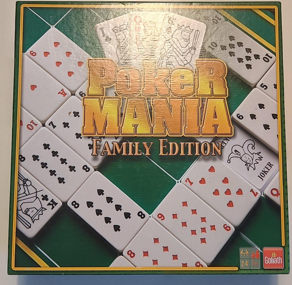 Poker Mania bordspel, Een of twee spelers, Ophalen of Verzenden, Zo goed als nieuw, Goliath