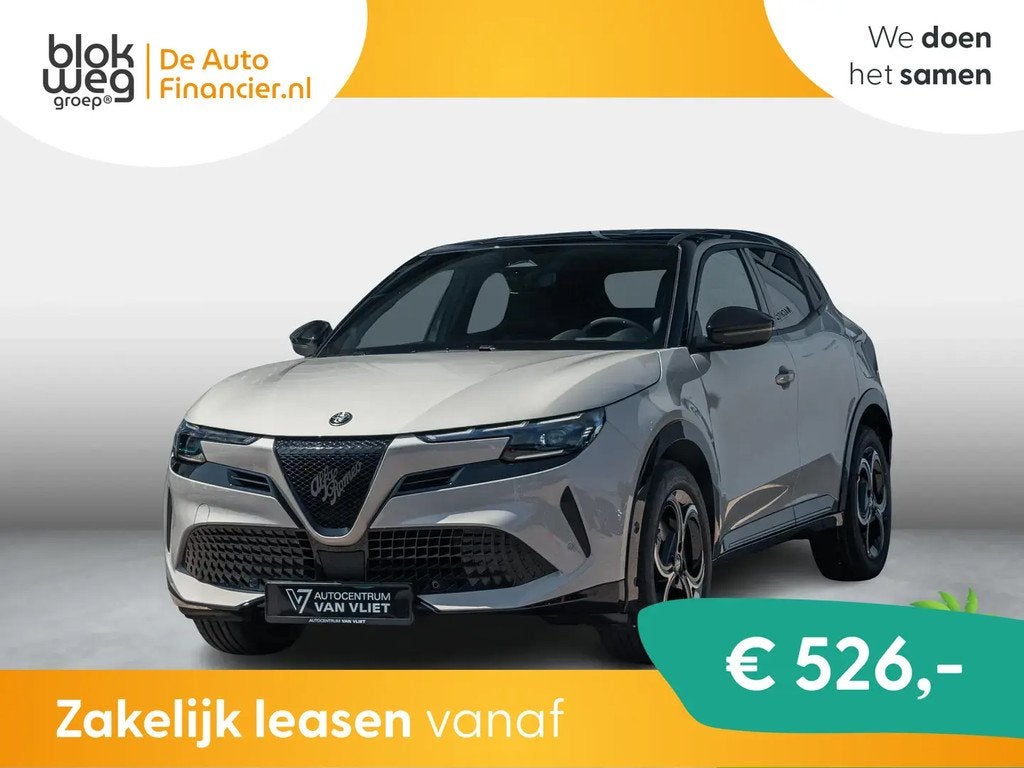 Alfa Romeo Junior Elettrica Ti 54 kWh € 42.592,00, Automaat, Leder en Stof, Beige, Nieuw