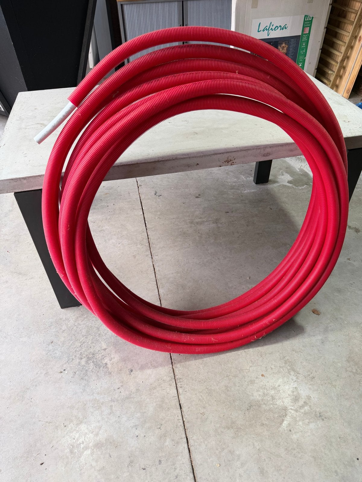 Uponor unipipe flexibele mantel buis met witte binnenbuis, Pvc, 6 meter of meer, Nieuw, Rechte buis