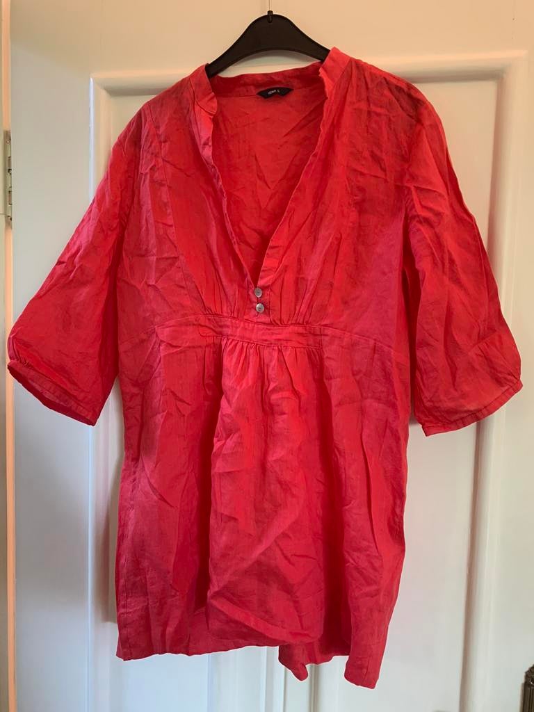 Rode tuniek, Verzenden, Zo goed als nieuw, Maat 42/44 (L), Rood