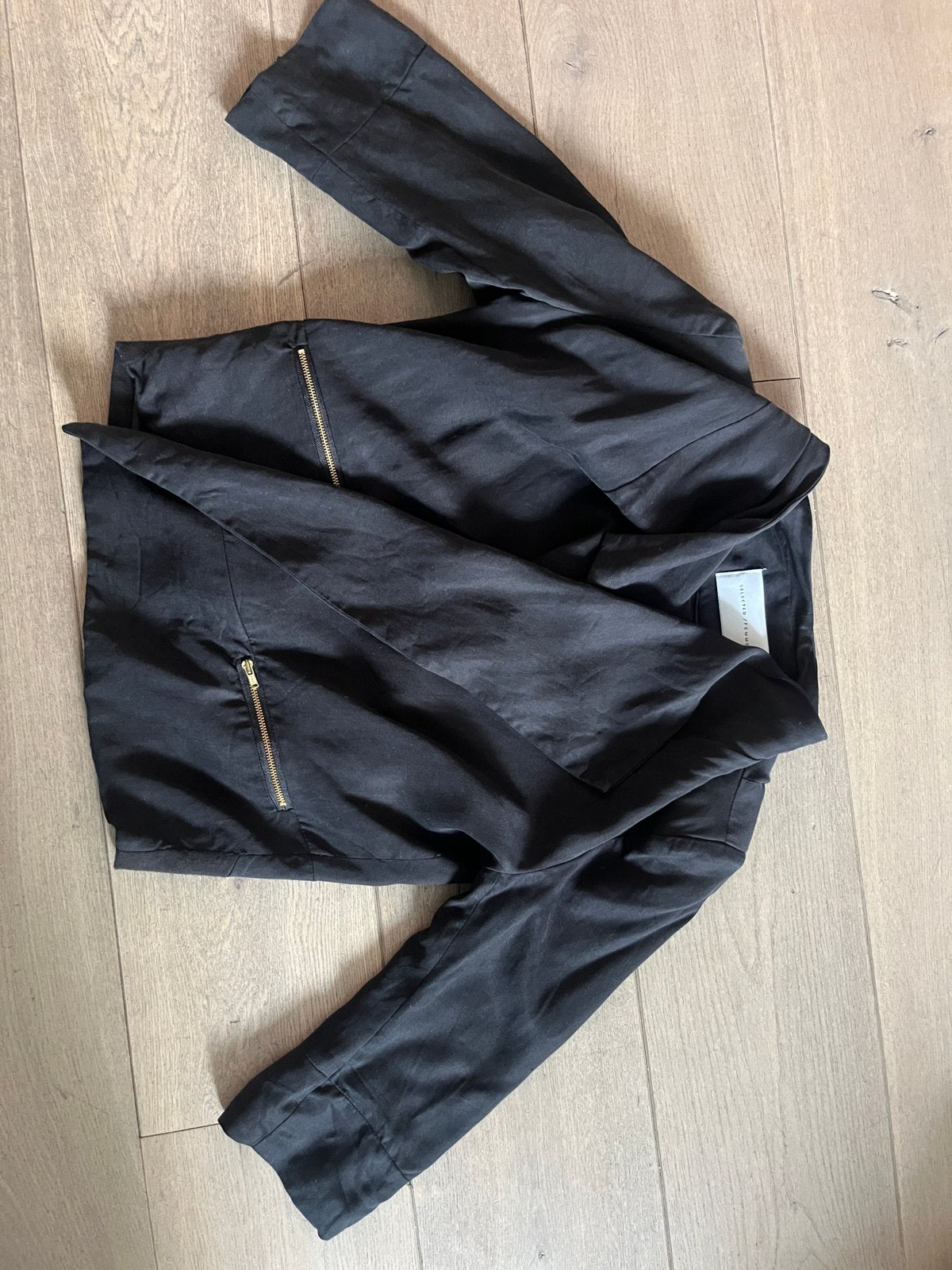 Zwart jasje Selected Femme maat 36, Ophalen of Verzenden, Zo goed als nieuw, Maat 36 (S), Zwart