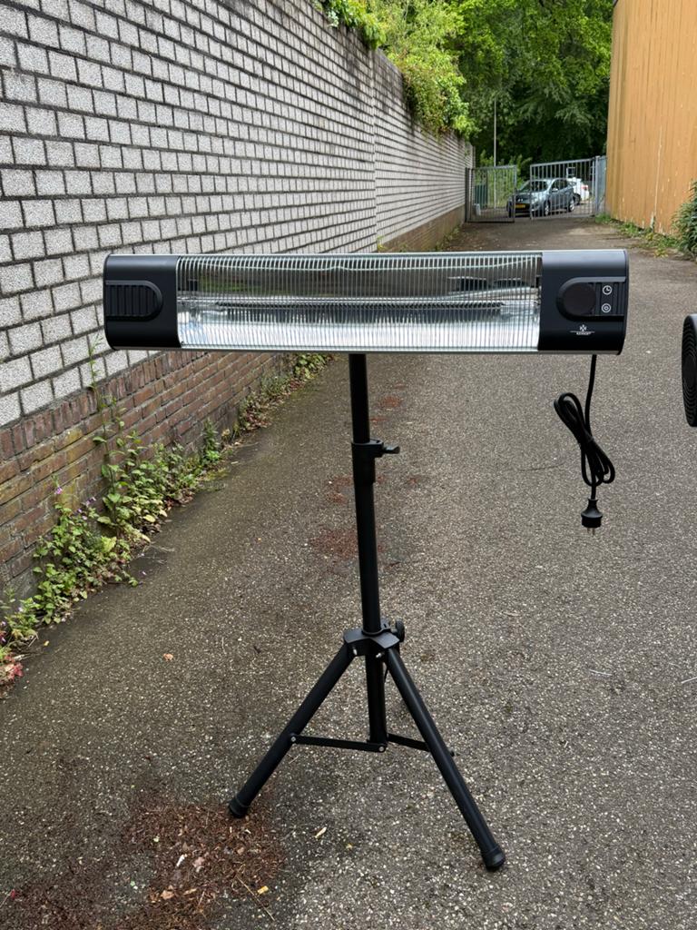 KESSER Elektrische Terrasverwarmer met Statief, Vloer, Nieuw, Waterbestendig, Ophalen