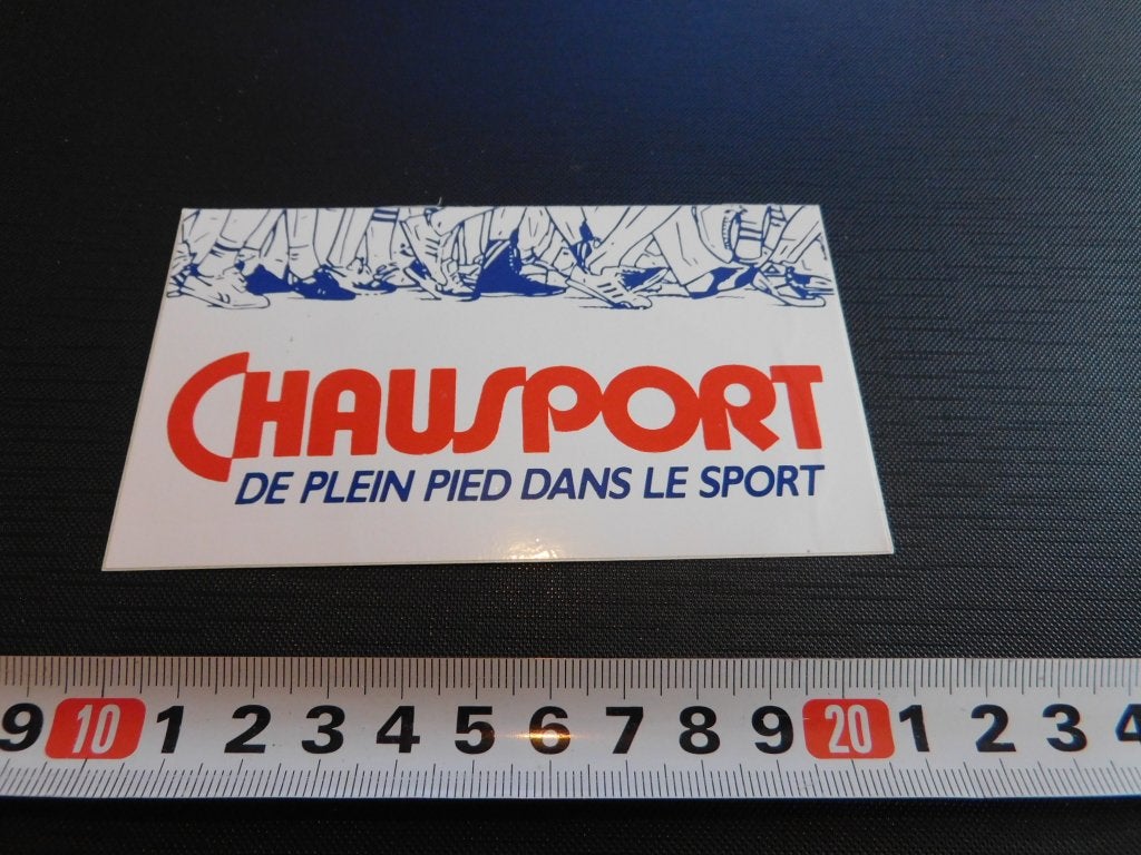 sticker Chausport De pelein pied dans le sport, Verzamelen, Ophalen, Zo goed als nieuw