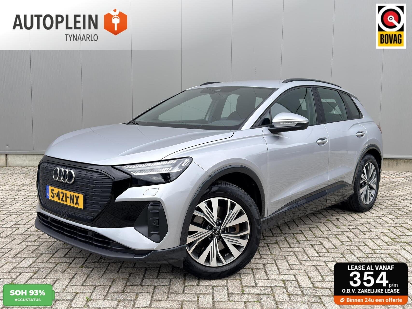 Audi Q4 e-tron 40 Advanced edition 77 kWh 1e eig|Dealer OH|A, Automaat, Achterwielaandrijving, Gebruikt, Met garantie (alle)