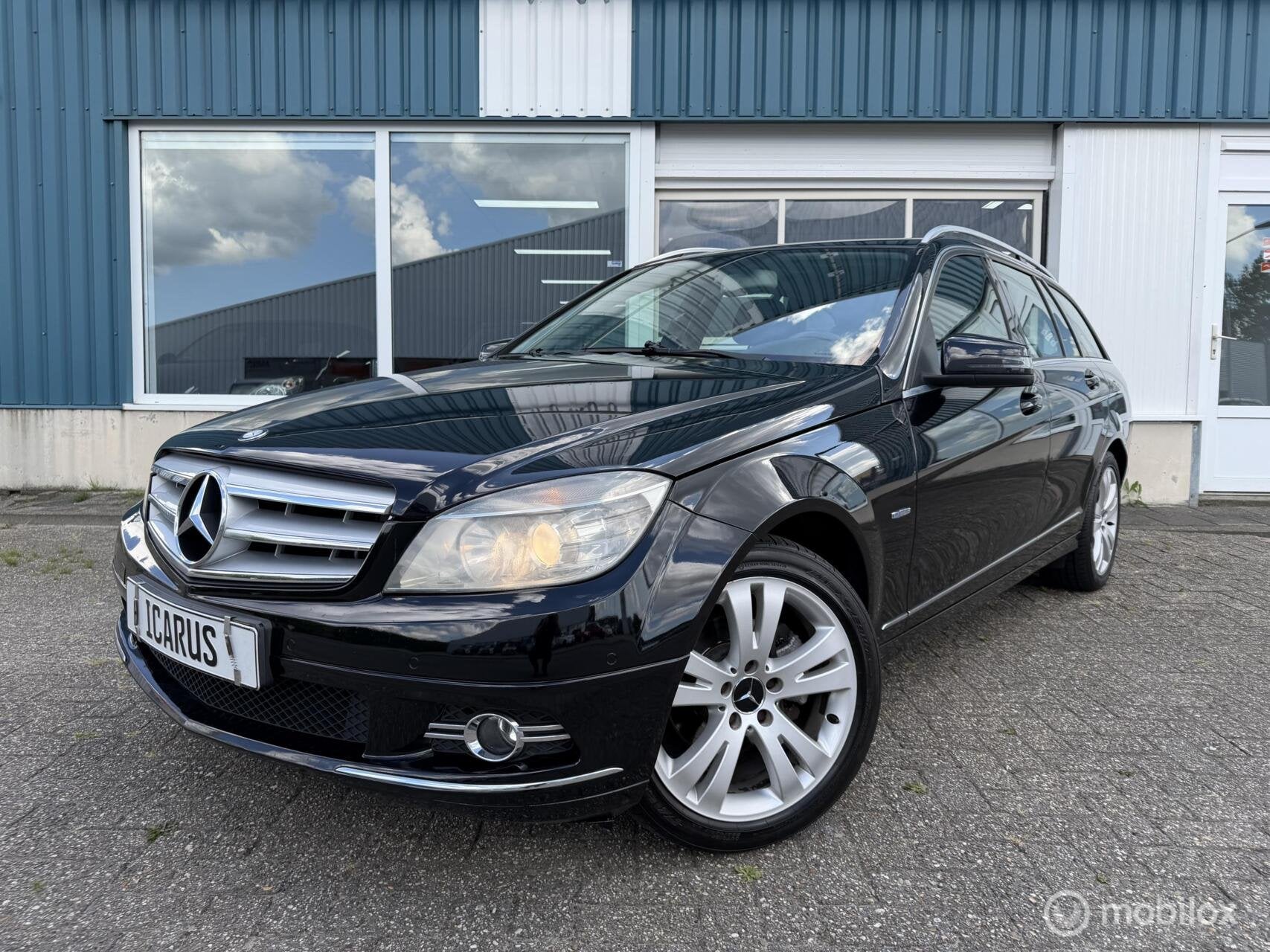 Mercedes C-klasse Estate 180 K BlueEFFICIENCY, Achterwielaandrijving, Gebruikt, Zwart, Handgeschakeld