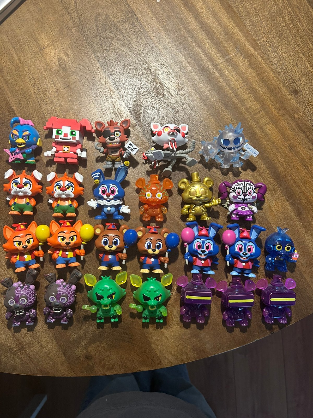 Fnaf five nights at freddys funko mystery mini lot, Ophalen of Verzenden, Zo goed als nieuw, Staal