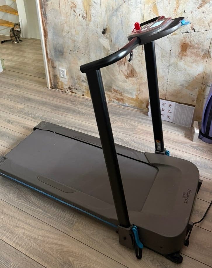 DOMYOS Compacte wandelband W500, Ophalen, Zo goed als nieuw, Metaal, Loopband