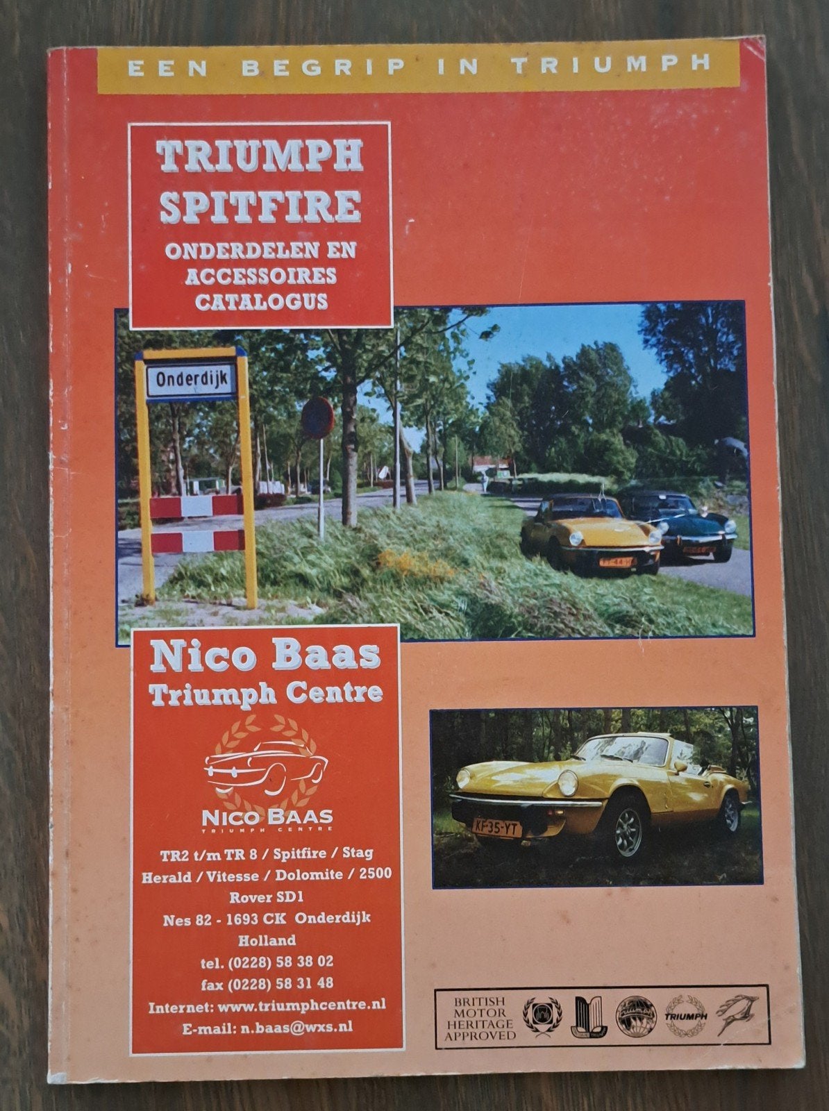 Triumph Spitfire catalogus - Nico Baas, Ophalen of Verzenden, Gebruikt, Overige soorten, Boek of Tijdschrift
