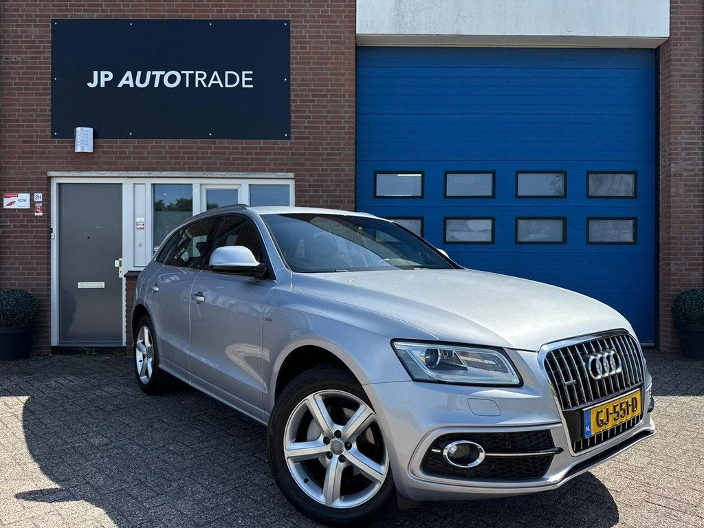 Audi Q5 2.0 TFSI Quatro S-Edition | S-line | Led | Navi |, Auto's, Audi, Gebruikt, 4 cilinders, Leder en Stof, Bedrijf
